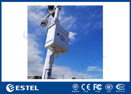 Pole Mounted Wall Installed IP55 Traffic Control Enclosure With Back Plate And Din Rail