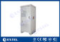 Weatherproof 40U Air Conditioner Type Outdoor Telecom Cabinet With Emerson Power Supply