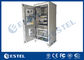 Fan Cooling Galvanized Steel 42U Outdoor Telecom Cabinet
