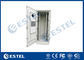 Anti Theft Lock Cover Outdoor Equipment Enclosure , 19 Inch Rack Cabinet Temperature Control